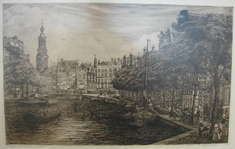 Werk von Eugène Rensburg: Amsterdam anno 1925