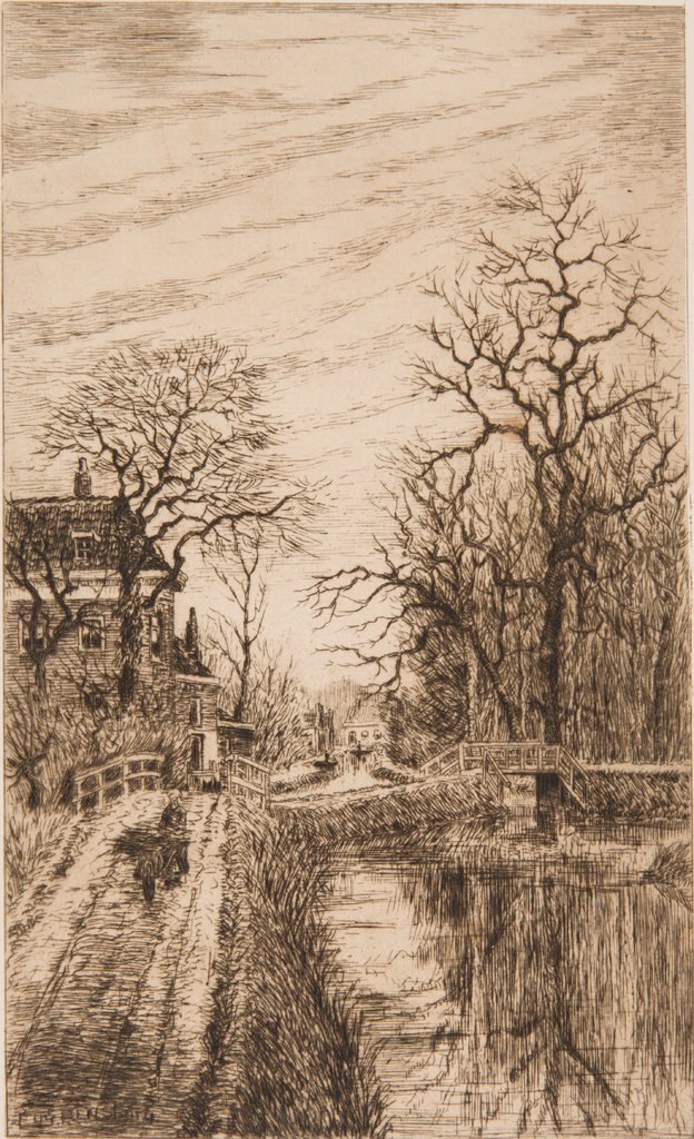 Eugène Rensburg, Benoordenhoutseweg, 1950, ets. Haags Gemeentearchief, kl. B 86. Licentie: CC BY 4.0
